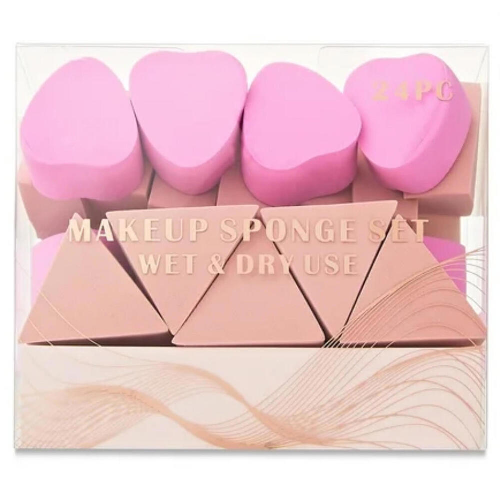 24PC Makeup Sponge Set for Wet & Dry‎ Use